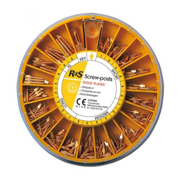 Screw-posts Gold Plated - Le coffret de 240 screw-posts dorés