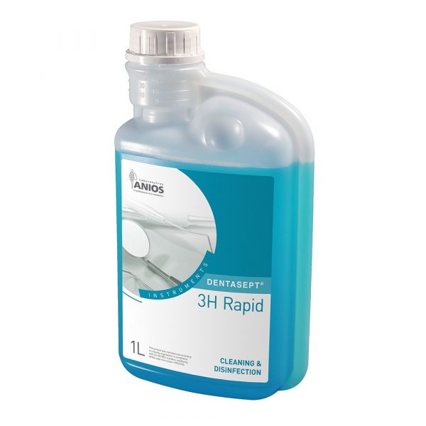 Dentasept 3H Rapid - Le flacon de 1 litre (+ bouchon doseur) Référence : 107-046