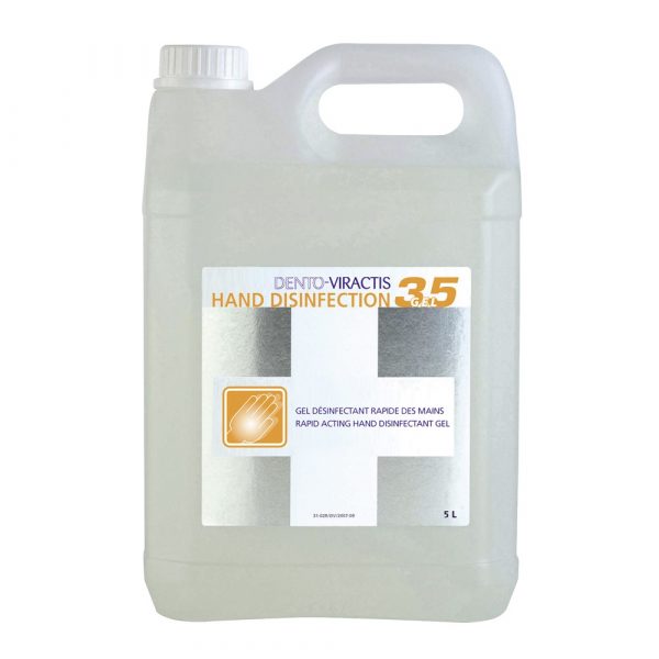 Dento-Viractis 35 Gel hydro-alcoolique - Le bidon de 5 litres Référence : 4-580