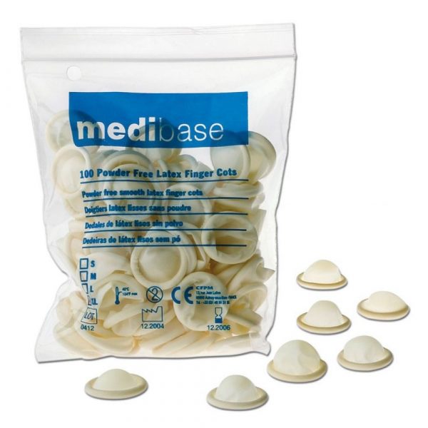 DOIGTIER EN LATEX NON POUDRE SACHET DE 100