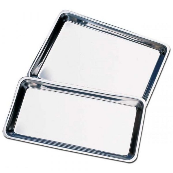 PLATEAUX EN INOX (10 x 20 cm)
