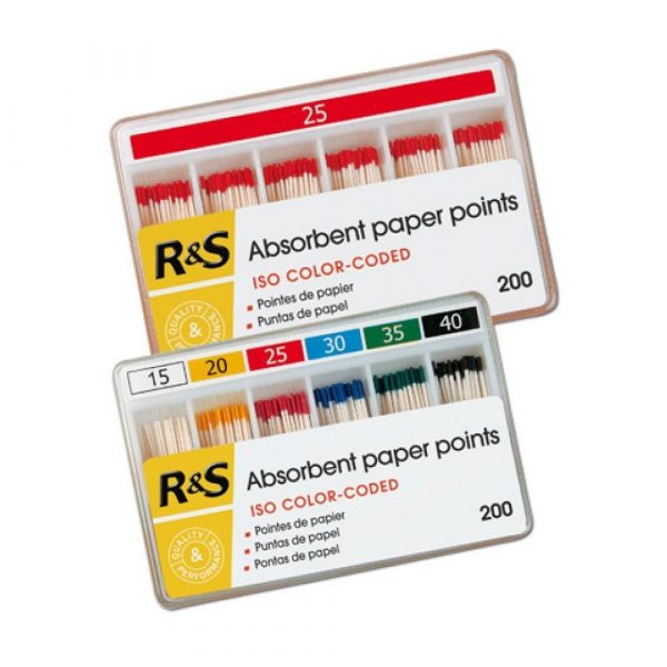 Pointes de papier ISO colorées - La boîte de 200 pointes